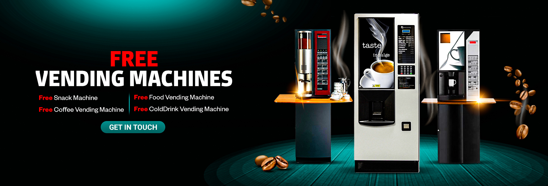 Free vendign machines